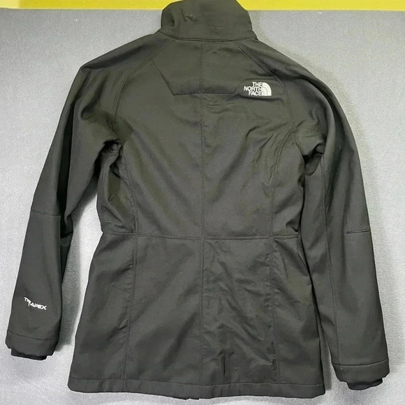 The North Face Apex Barrier SoftShell Jacket Coat Womens S waterproof Black - Picture 8 of 8